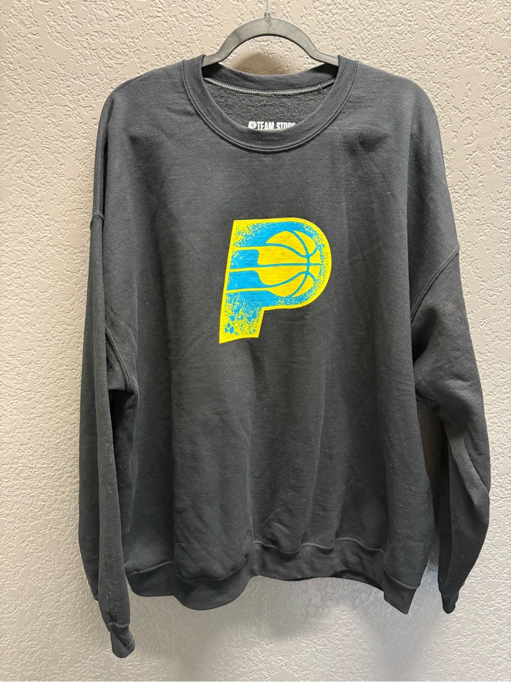 Indiana Pacers Black Crewneck Sweatshirt